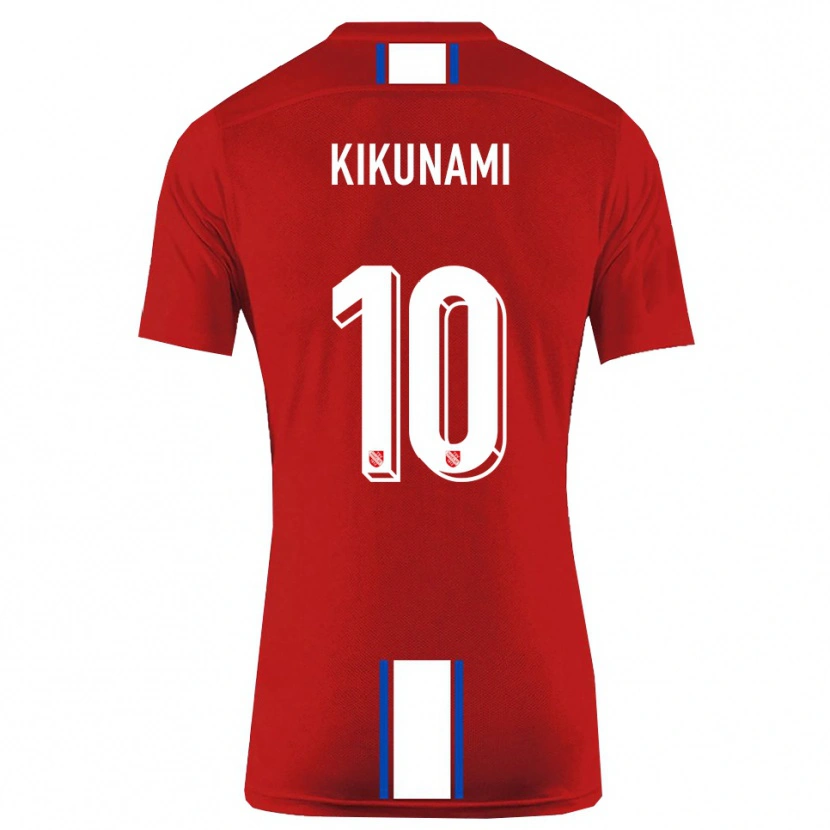 Danxen Damen Ryou Kikunami #10 Rot Weiß Heimtrikot Trikot 2025/26 T-Shirt