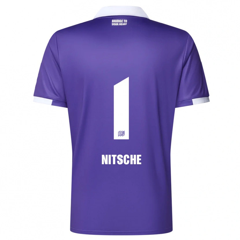 Danxen Damen Till Nitsche #1 Lila Weiß Heimtrikot Trikot 2025/26 T-Shirt