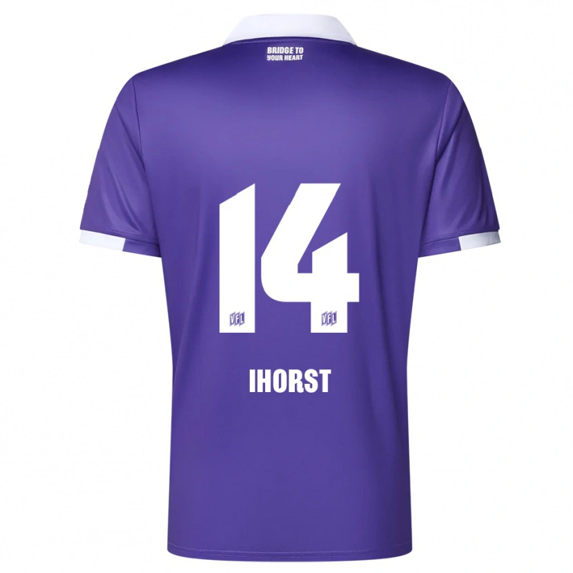 Danxen Damen Luc Ihorst #14 Lila Weiß Heimtrikot Trikot 2025/26 T-Shirt
