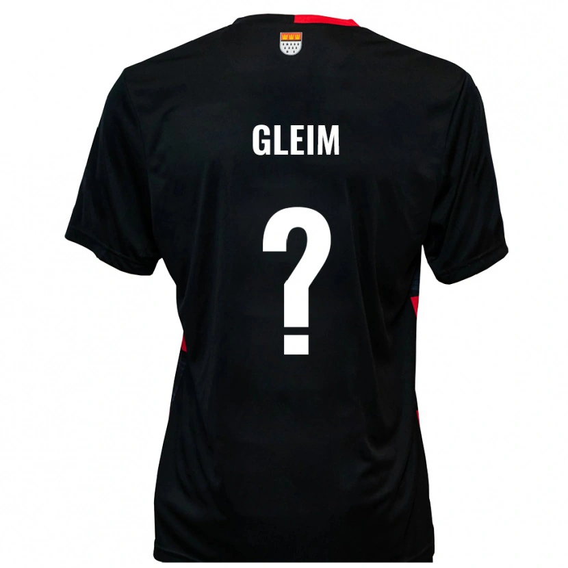 Danxen Damen Rebecca Gleim #0 Schwarz Rot Heimtrikot Trikot 2025/26 T-Shirt