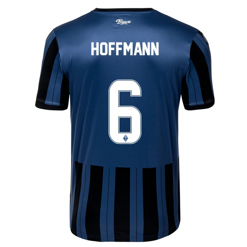 Danxen Damen Niklas Hoffmann #6 Blau Grau Schwarz Heimtrikot Trikot 2025/26 T-Shirt