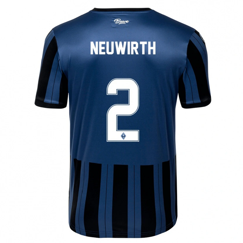 Danxen Damen Niklas Neuwirth #2 Blau Grau Schwarz Heimtrikot Trikot 2025/26 T-Shirt