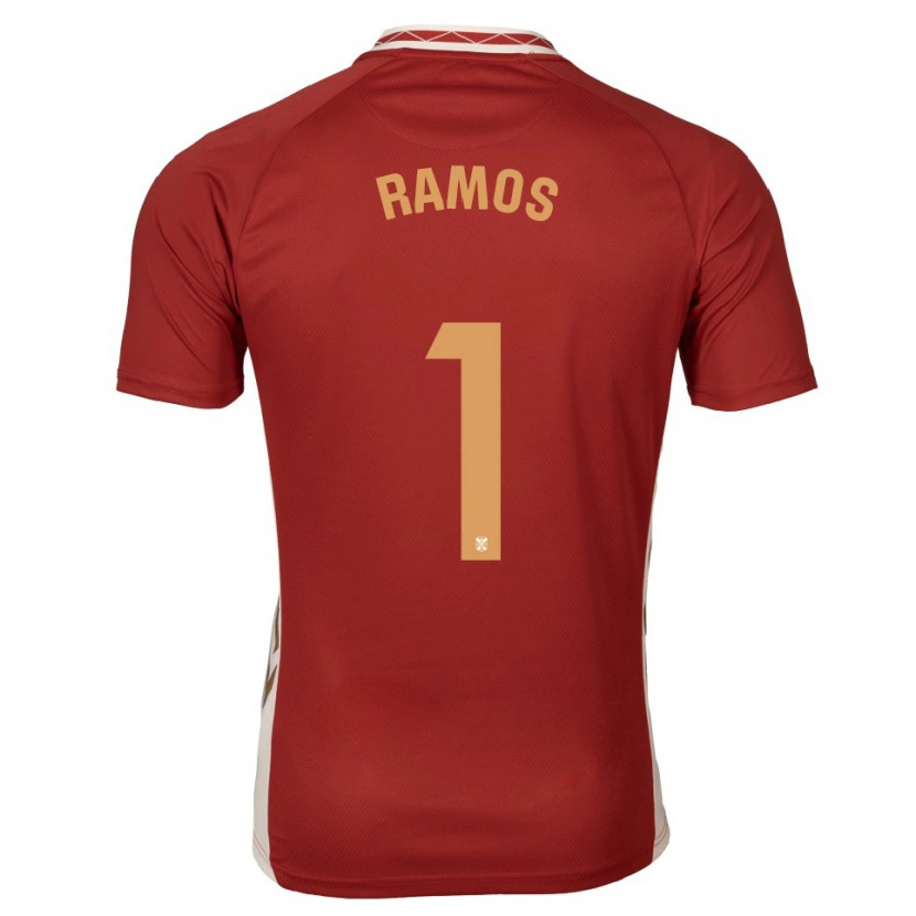 Danxen Damen Moha Ramos #1 Burgunder Gold Auswärtstrikot Trikot 2025/26 T-Shirt
