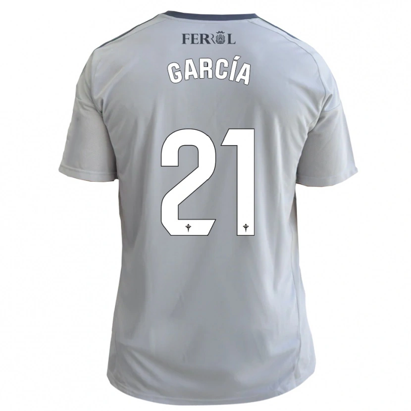 Danxen Damen Azael García #21 Grau Silber Auswärtstrikot Trikot 2025/26 T-Shirt