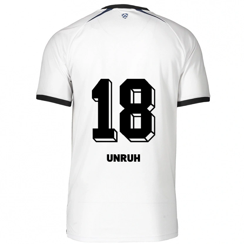 Danxen Damen Lenni Unruh #18 Weiß Schwarz Auswärtstrikot Trikot 2025/26 T-Shirt