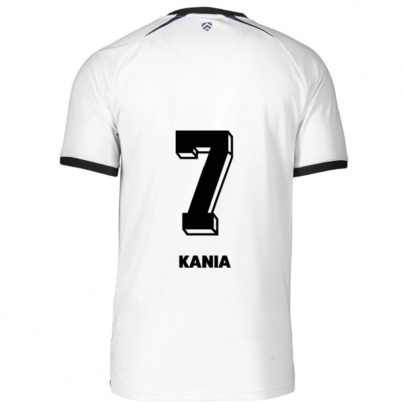 Danxen Damen Julian Kania #7 Weiß Schwarz Auswärtstrikot Trikot 2025/26 T-Shirt