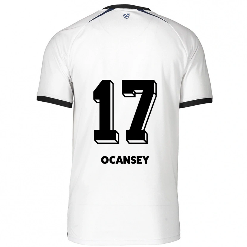 Danxen Damen Vincent Ocansey #17 Weiß Schwarz Auswärtstrikot Trikot 2025/26 T-Shirt