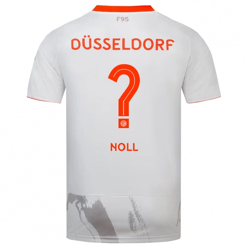 Danxen Damen Linda Noll #0 Weiß Orange Auswärtstrikot Trikot 2025/26 T-Shirt