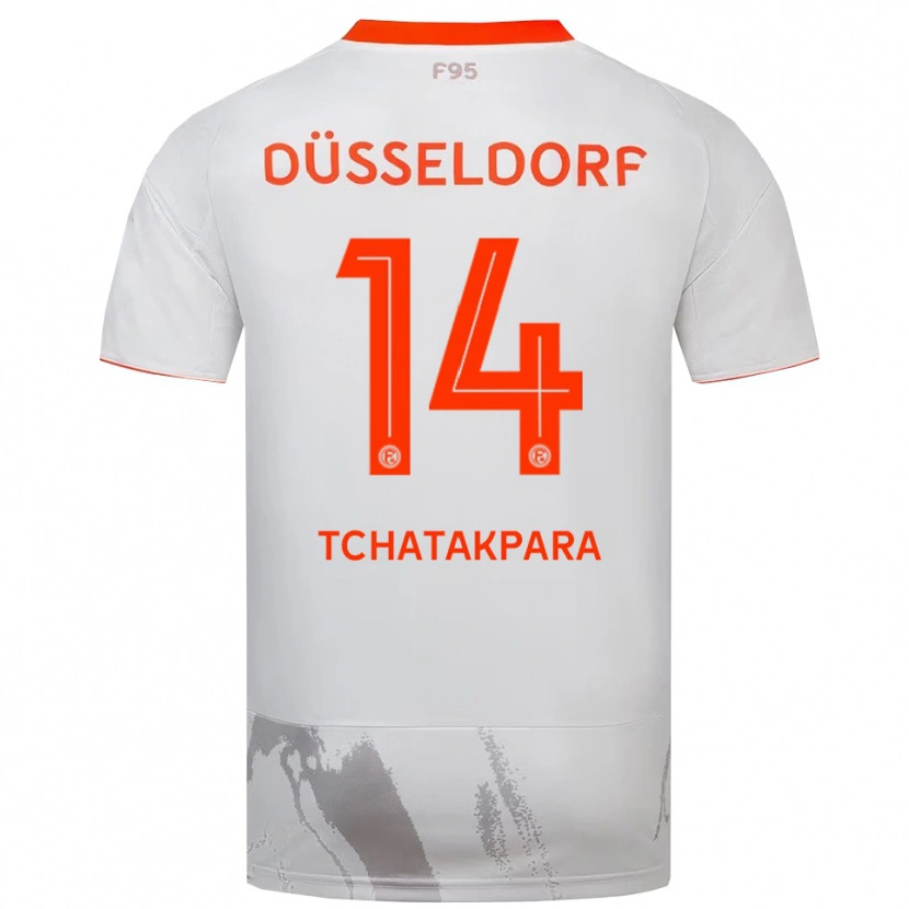Danxen Damen Adnane Tchatakpara #14 Weiß Orange Auswärtstrikot Trikot 2025/26 T-Shirt