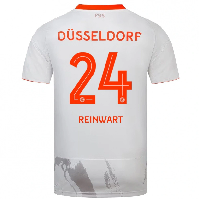 Danxen Damen Finn Reinwart #24 Weiß Orange Auswärtstrikot Trikot 2025/26 T-Shirt