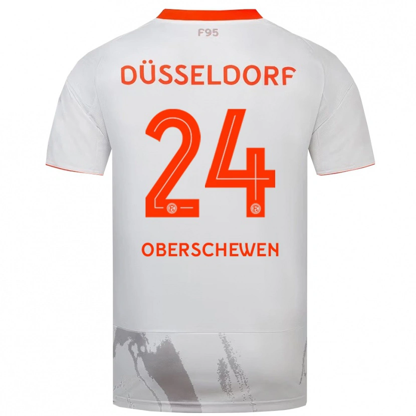 Danxen Damen Elias Oberschewen #24 Weiß Orange Auswärtstrikot Trikot 2025/26 T-Shirt