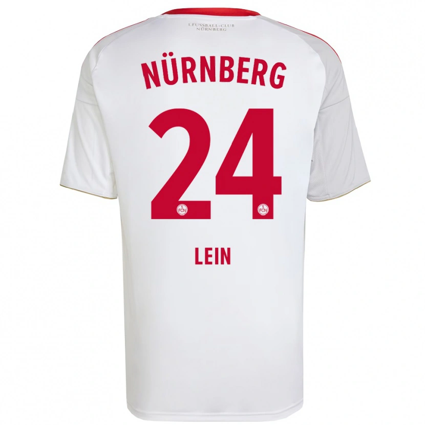Danxen Damen Nastassja Lein #24 Weiß Rot Auswärtstrikot Trikot 2025/26 T-Shirt