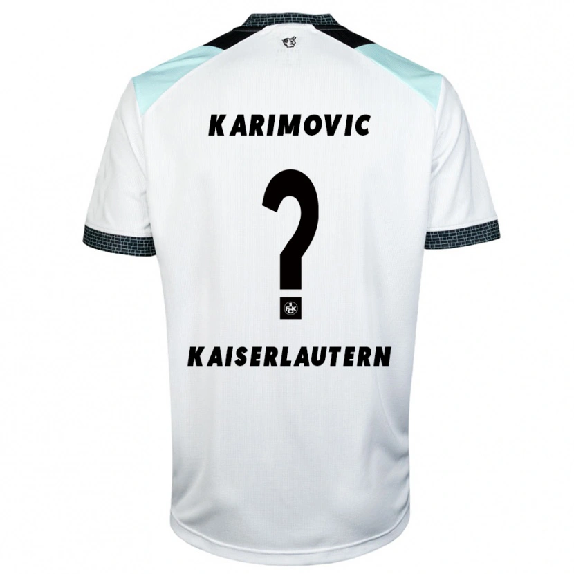 Danxen Damen Ilija Karimovic #0 Weiß Schwarz Auswärtstrikot Trikot 2025/26 T-Shirt