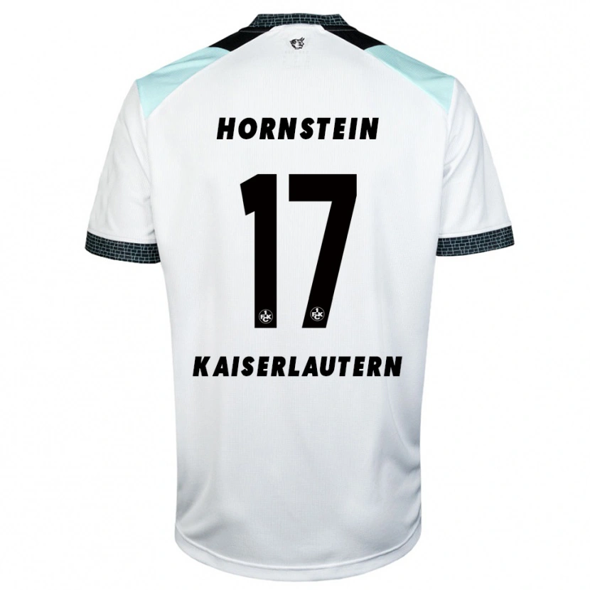Danxen Damen Joel Hornstein #17 Weiß Schwarz Auswärtstrikot Trikot 2025/26 T-Shirt