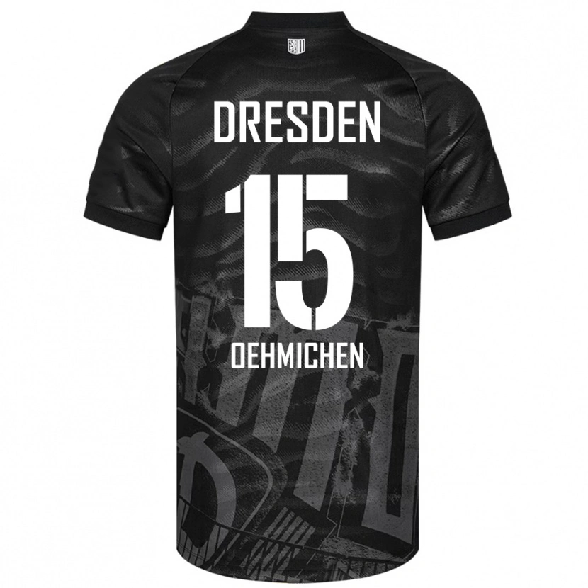 Danxen Damen Julius Oehmichen #15 Schwarz Grau Auswärtstrikot Trikot 2025/26 T-Shirt