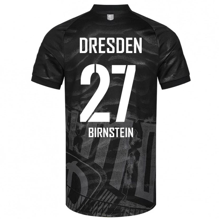 Danxen Damen Nick Birnstein #27 Schwarz Grau Auswärtstrikot Trikot 2025/26 T-Shirt