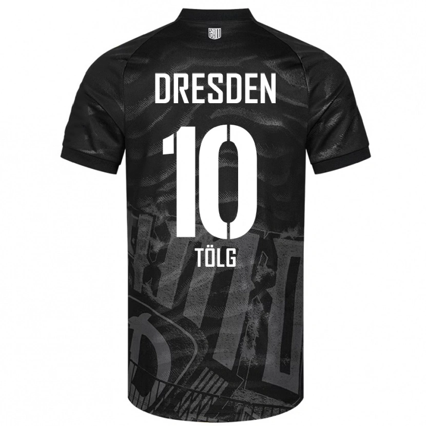 Danxen Damen Cedric Tölg #10 Schwarz Grau Auswärtstrikot Trikot 2025/26 T-Shirt