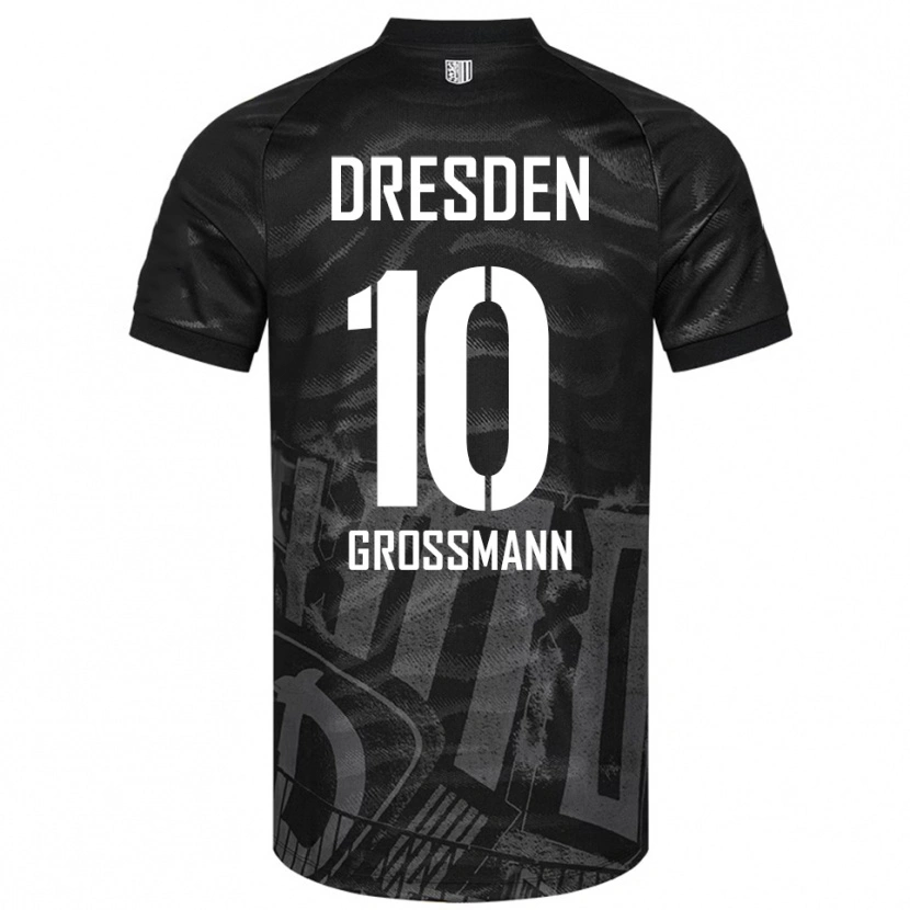 Danxen Damen Tim Großmann #10 Schwarz Grau Auswärtstrikot Trikot 2025/26 T-Shirt