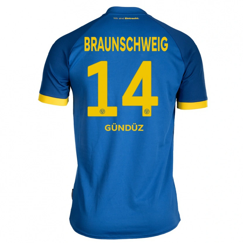 Danxen Damen Enes Gündüz #14 Königsblau Gelb Auswärtstrikot Trikot 2025/26 T-Shirt