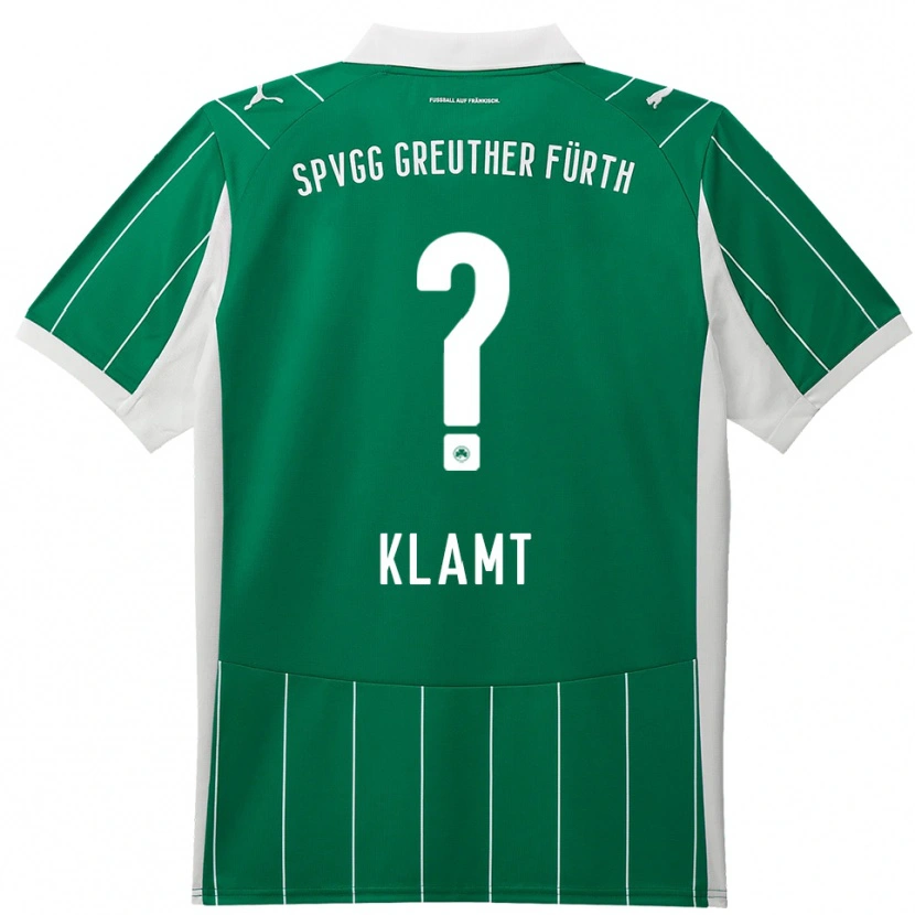 Danxen Damen Svenja Klamt #0 Grün Weiß Auswärtstrikot Trikot 2025/26 T-Shirt