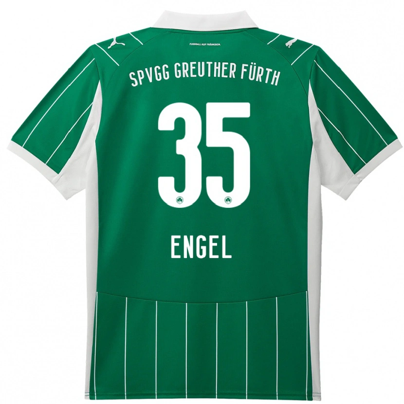 Danxen Damen Jakob Engel #35 Grün Weiß Auswärtstrikot Trikot 2025/26 T-Shirt