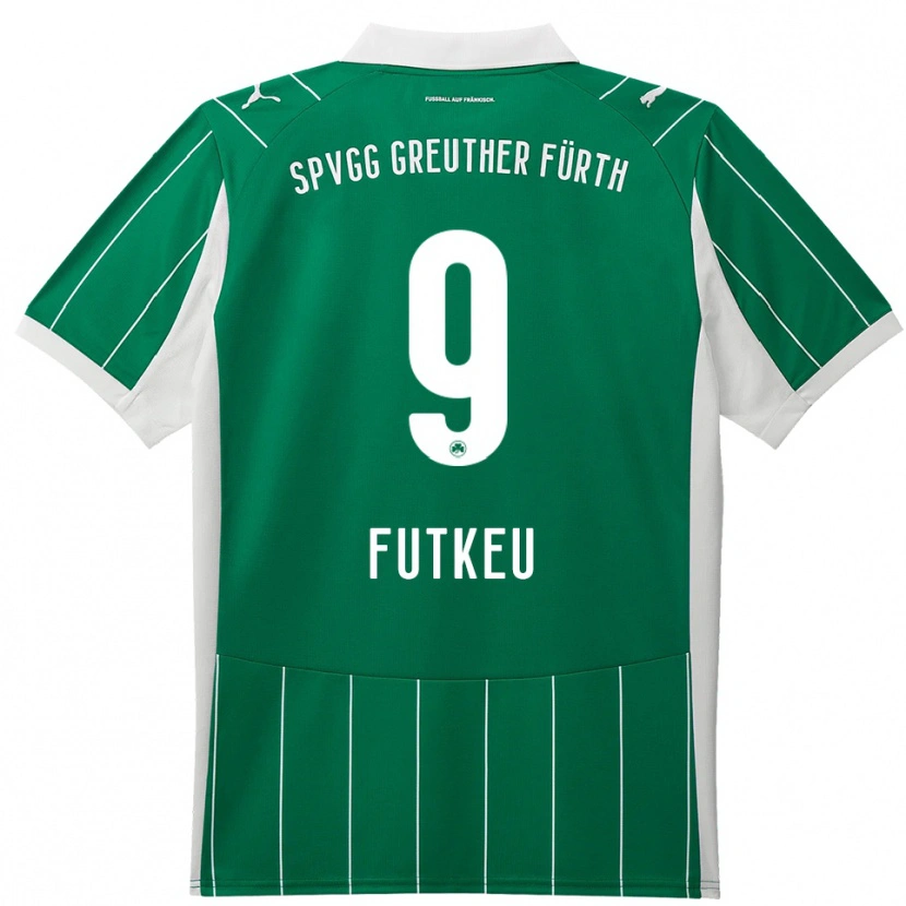 Danxen Damen Noel Futkeu #9 Grün Weiß Auswärtstrikot Trikot 2025/26 T-Shirt