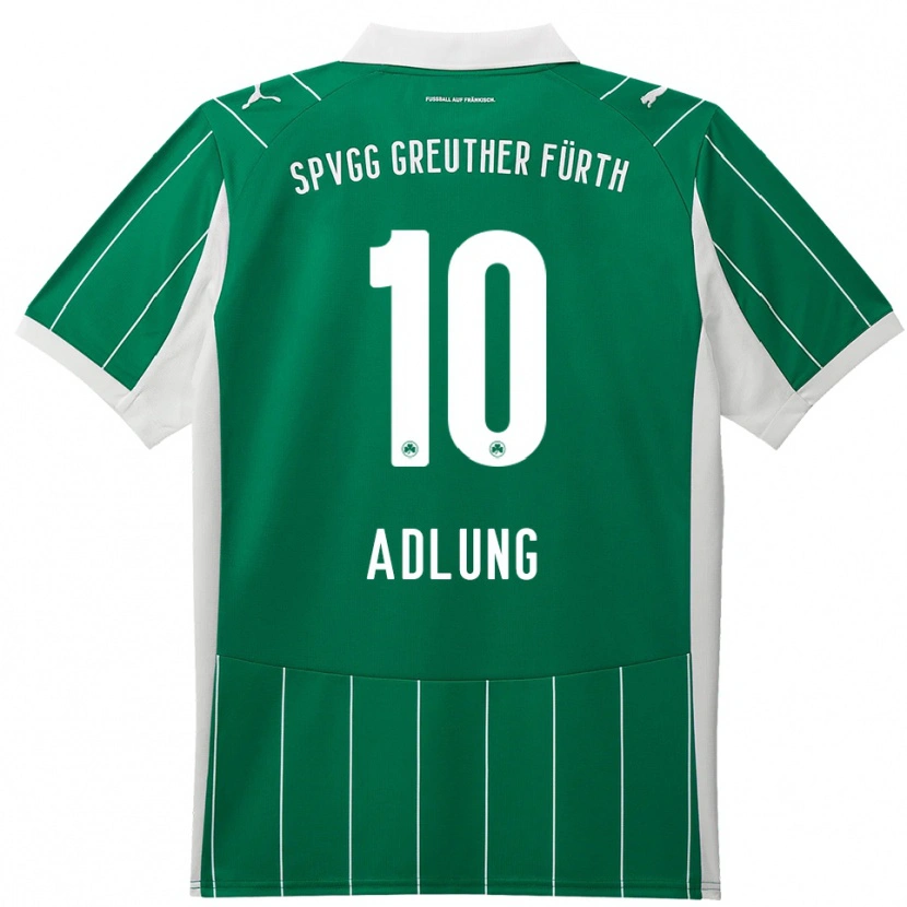 Danxen Damen Daniel Adlung #10 Grün Weiß Auswärtstrikot Trikot 2025/26 T-Shirt