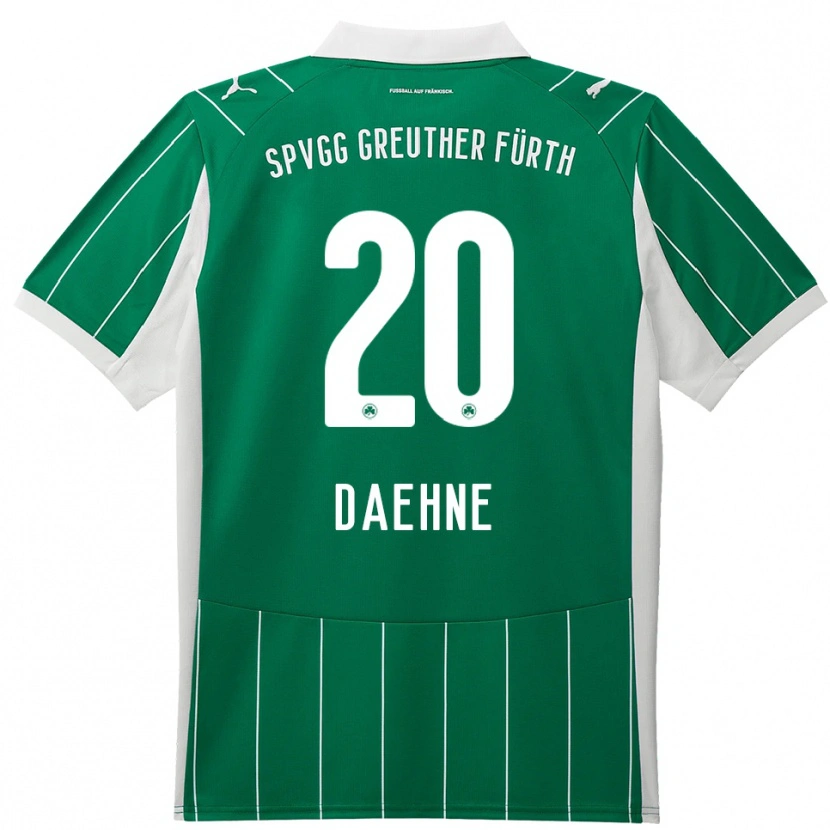 Danxen Damen Luis Daehne #20 Grün Weiß Auswärtstrikot Trikot 2025/26 T-Shirt