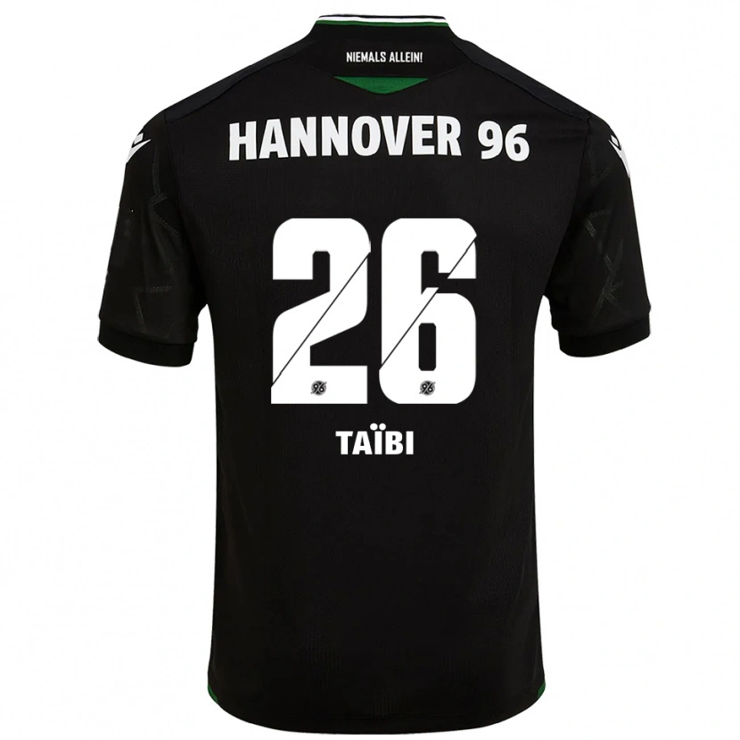 Danxen Damen Waniss Taïbi #26 Schwarz Grün Auswärtstrikot Trikot 2025/26 T-Shirt