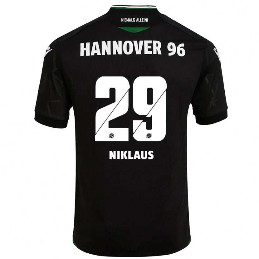 Danxen Damen Jeremie Niklaus #29 Schwarz Grün Auswärtstrikot Trikot 2025/26 T-Shirt