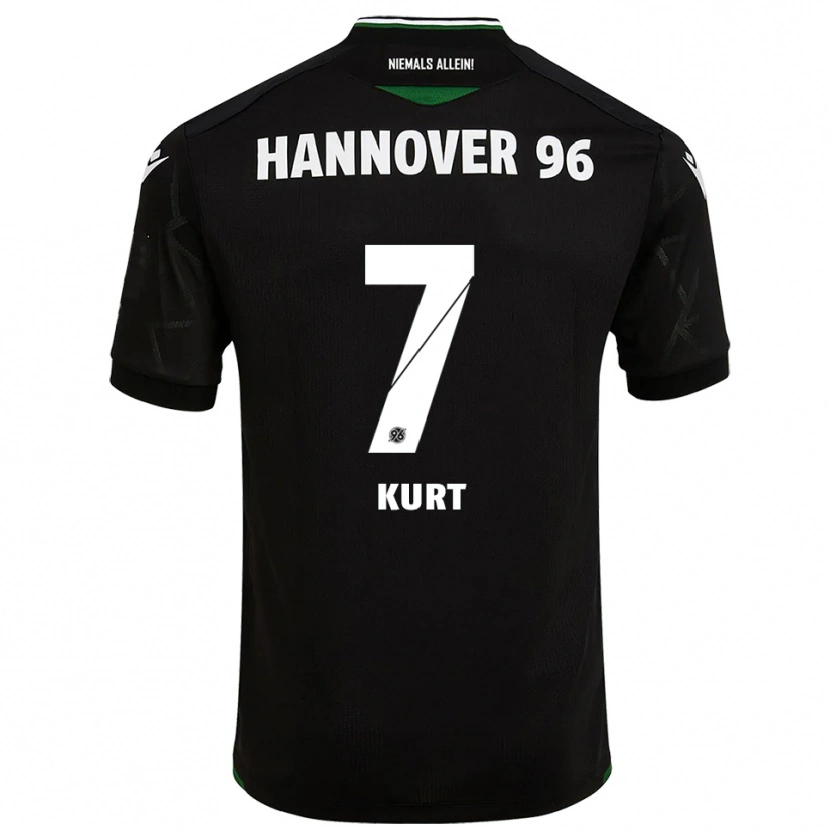 Danxen Damen Taycan Kurt #7 Schwarz Grün Auswärtstrikot Trikot 2025/26 T-Shirt