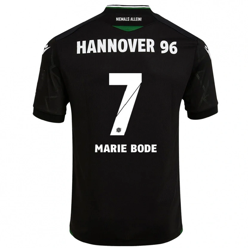 Danxen Damen Bente Marie Bode #7 Schwarz Grün Auswärtstrikot Trikot 2025/26 T-Shirt