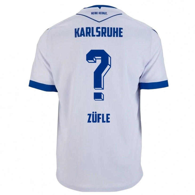 Danxen Damen Pia Züfle #0 Weiß Blau Auswärtstrikot Trikot 2025/26 T-Shirt