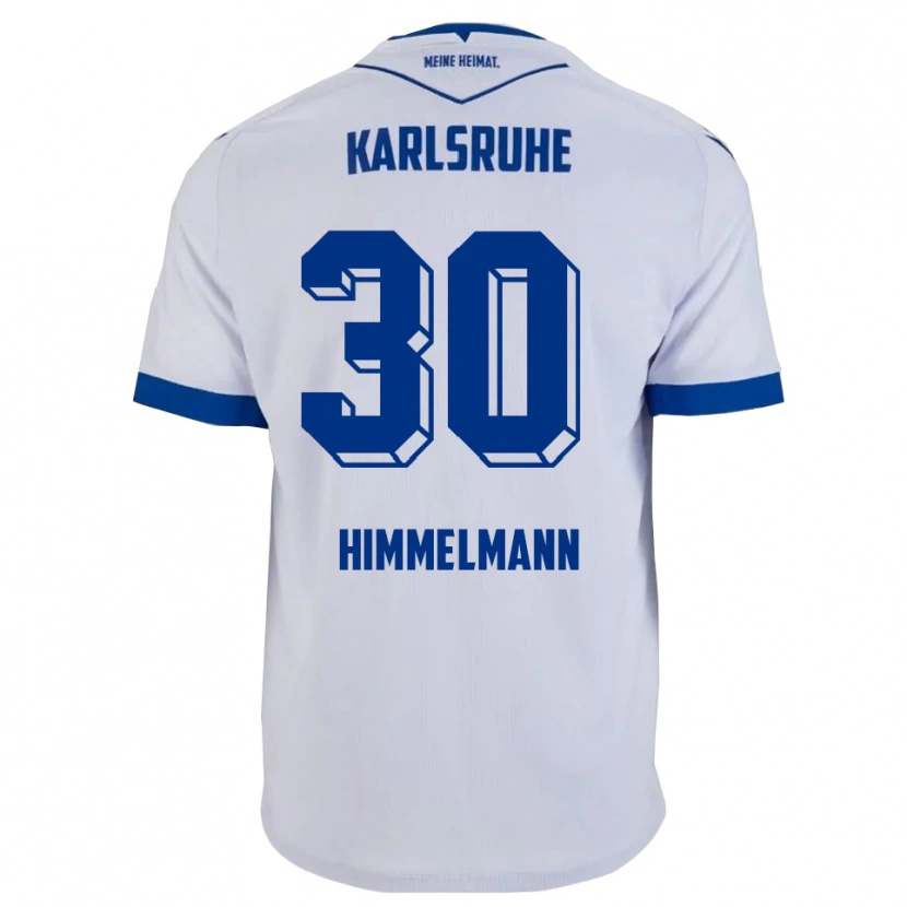 Danxen Damen Robin Himmelmann #30 Weiß Blau Auswärtstrikot Trikot 2025/26 T-Shirt