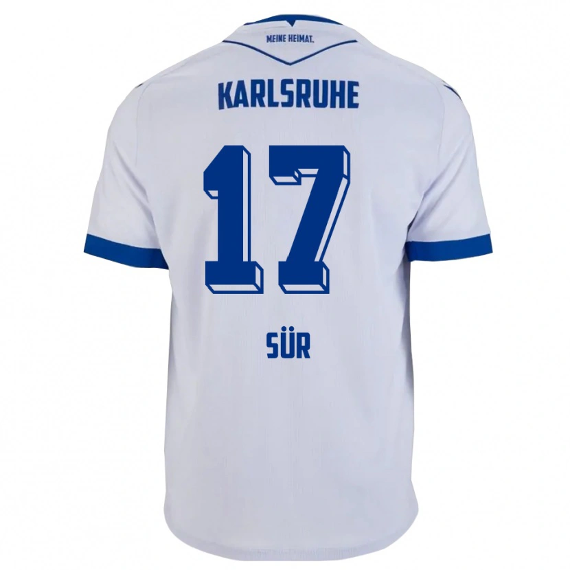 Danxen Damen Devin Sür #17 Weiß Blau Auswärtstrikot Trikot 2025/26 T-Shirt