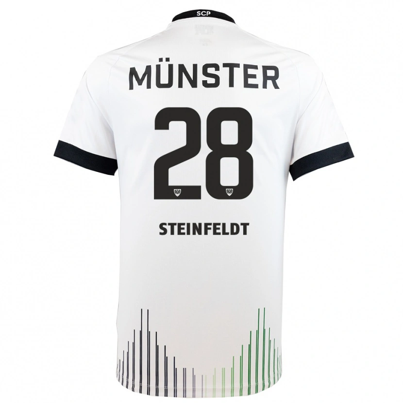 Danxen Damen Luca Steinfeldt #28 Weiß Schwarz Auswärtstrikot Trikot 2025/26 T-Shirt