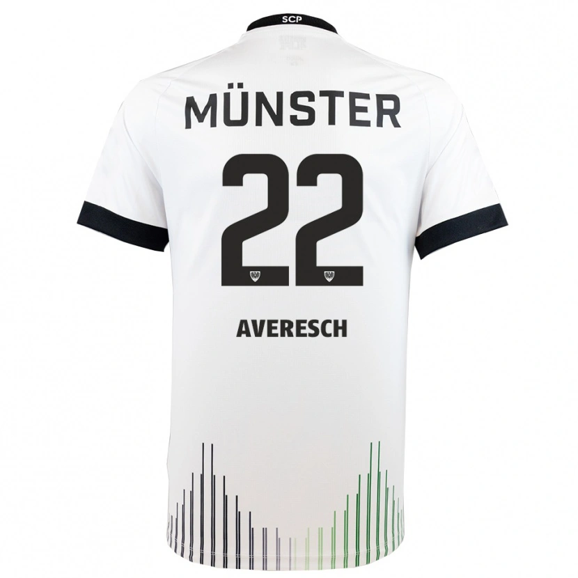 Danxen Damen Noah Averesch #22 Weiß Schwarz Auswärtstrikot Trikot 2025/26 T-Shirt