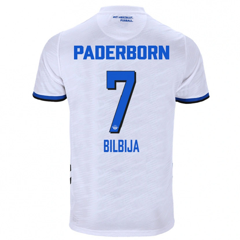 Danxen Damen Filip Bilbija #7 Weiß Blau Auswärtstrikot Trikot 2025/26 T-Shirt