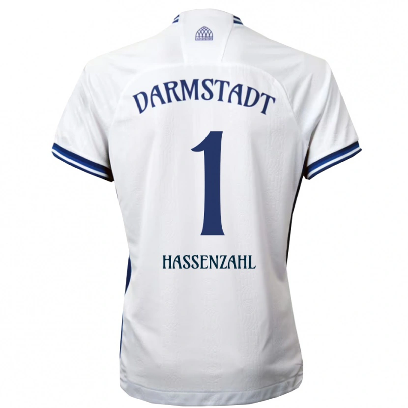 Danxen Damen Leon Hassenzahl #1 Weiß Blau Auswärtstrikot Trikot 2025/26 T-Shirt