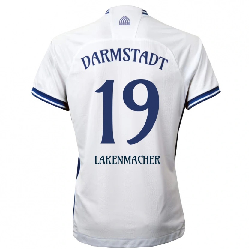 Danxen Damen Fynn Lakenmacher #19 Weiß Blau Auswärtstrikot Trikot 2025/26 T-Shirt