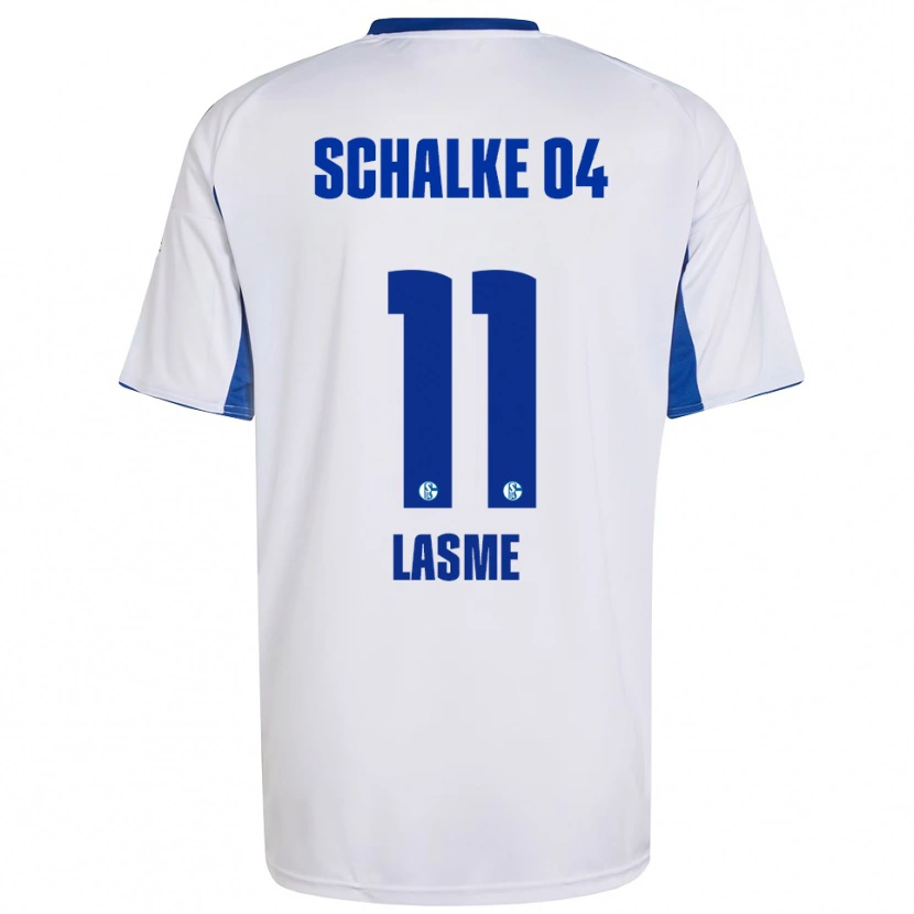 Danxen Damen Bryan Lasme #11 Weiß Blau Auswärtstrikot Trikot 2025/26 T-Shirt