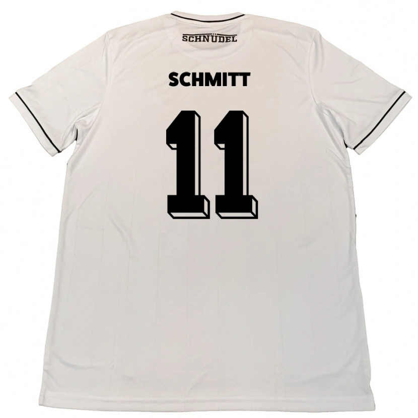 Danxen Damen Valentin Schmitt #11 Weiß Schwarz Auswärtstrikot Trikot 2025/26 T-Shirt