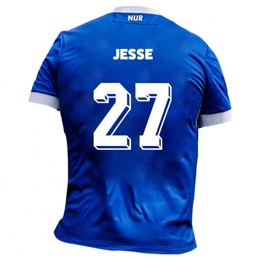 Danxen Damen Karl Jesse #27 Blau Weiß Auswärtstrikot Trikot 2025/26 T-Shirt