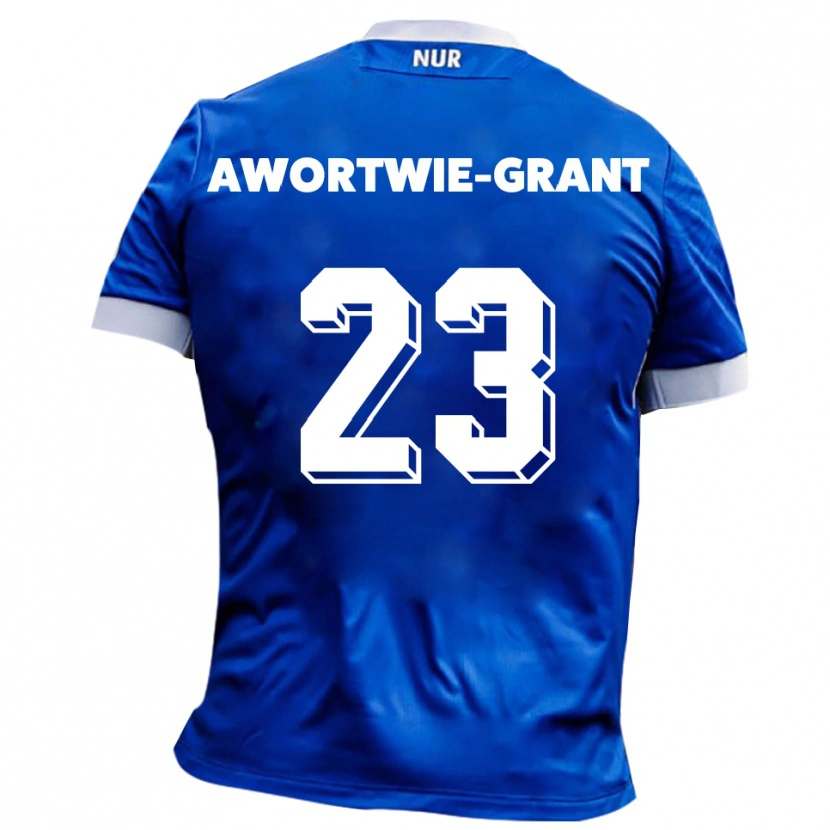 Danxen Damen Nyamekye Awortwie-Grant #23 Blau Weiß Auswärtstrikot Trikot 2025/26 T-Shirt