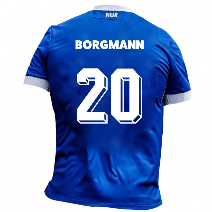 Danxen Damen Axel Borgmann #20 Blau Weiß Auswärtstrikot Trikot 2025/26 T-Shirt