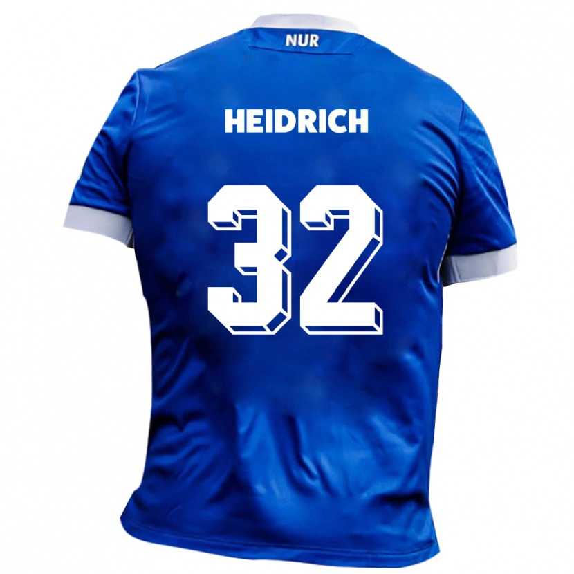 Danxen Damen Finn Heidrich #32 Blau Weiß Auswärtstrikot Trikot 2025/26 T-Shirt