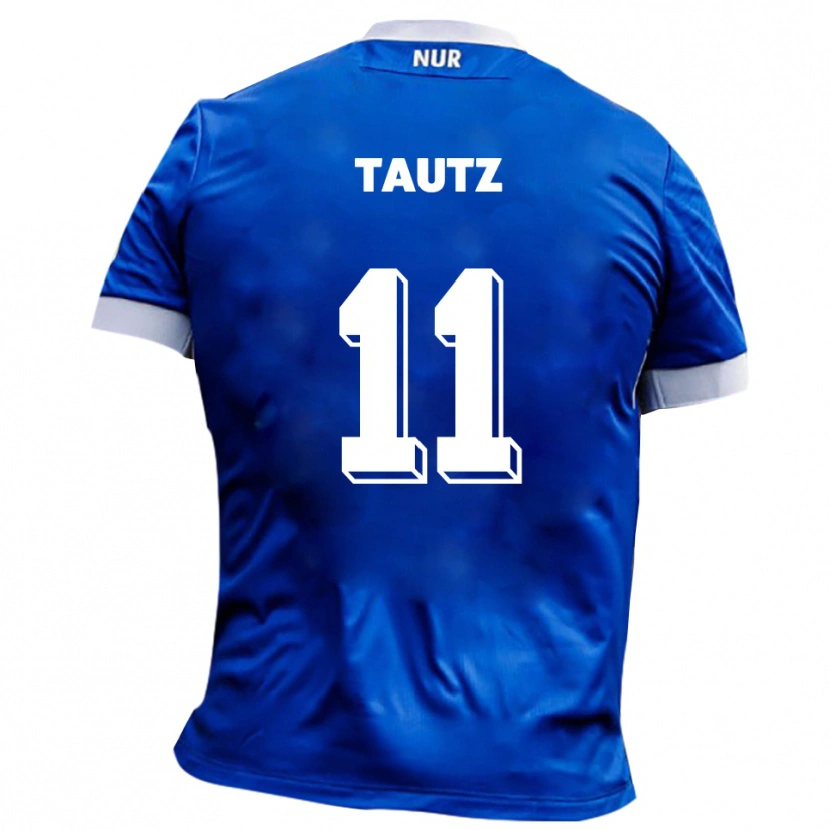 Danxen Damen Michel Tautz #11 Blau Weiß Auswärtstrikot Trikot 2025/26 T-Shirt