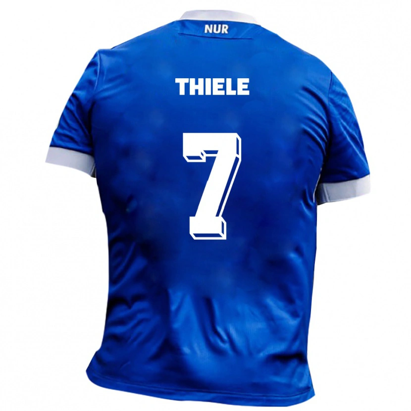Danxen Damen Timmy Thiele #7 Blau Weiß Auswärtstrikot Trikot 2025/26 T-Shirt