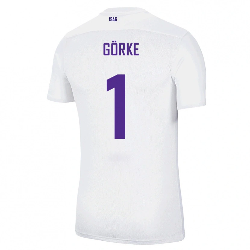 Danxen Damen Arthur Görke #1 Weiß Grün Auswärtstrikot Trikot 2025/26 T-Shirt