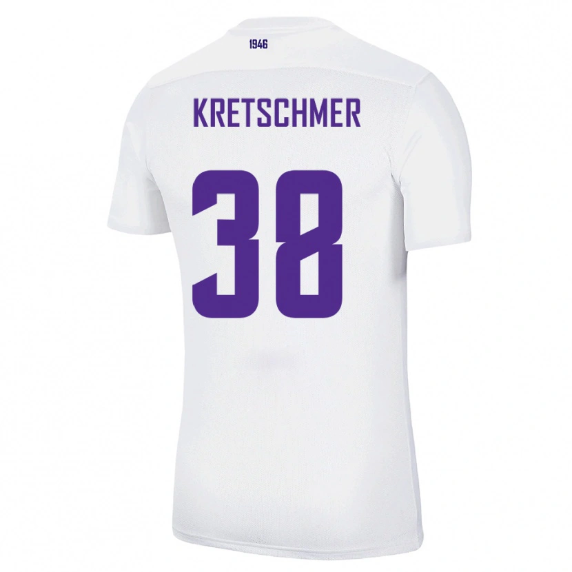 Danxen Damen Theo Kretschmer #38 Weiß Grün Auswärtstrikot Trikot 2025/26 T-Shirt
